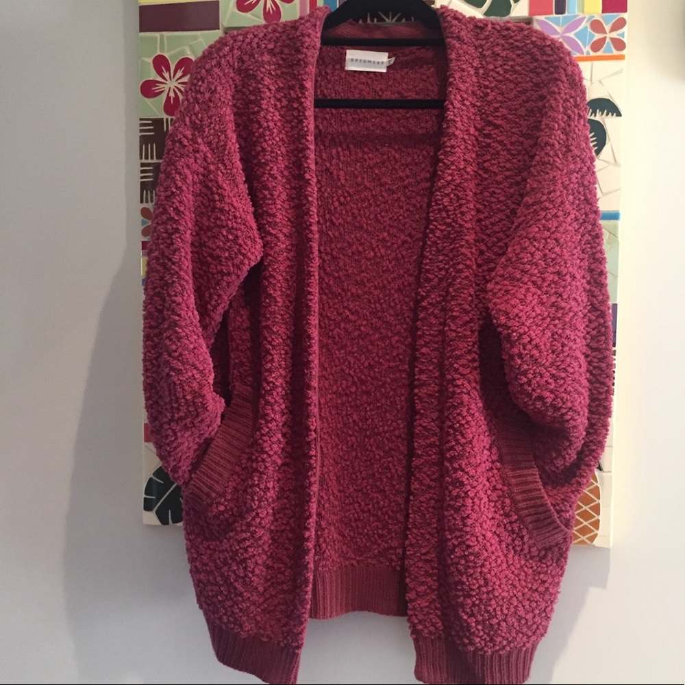 Nubby Chenille Cardigan